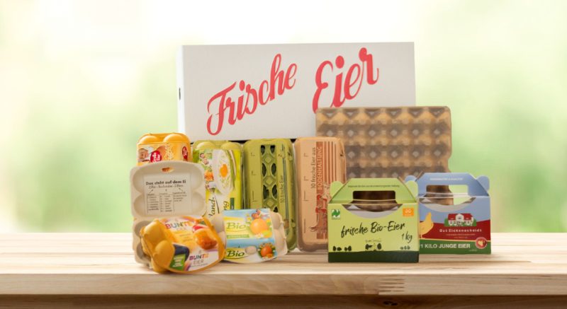 Eierverpackungen von LUDZAY: Kartons, Höcker und Bio-Verpackungen